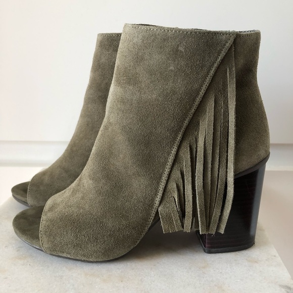 kenneth cole peep toe booties